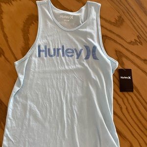 Hurley tank top, NWT. Light teal color